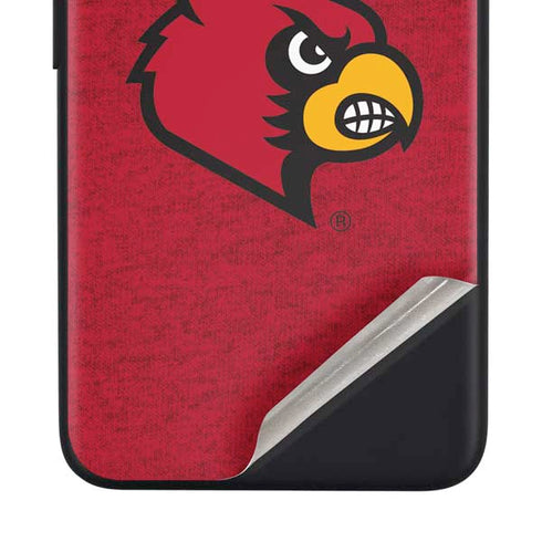 University of Louisville Red Background Google Pixel 4a Skin